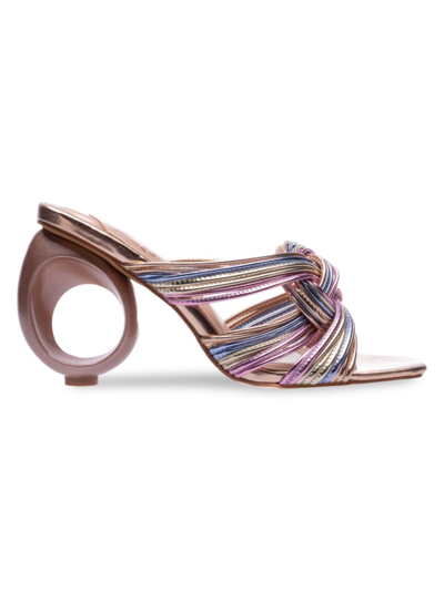 Shop Ninety Union Women's Brazil Knotted Sandals In Pastel Multi