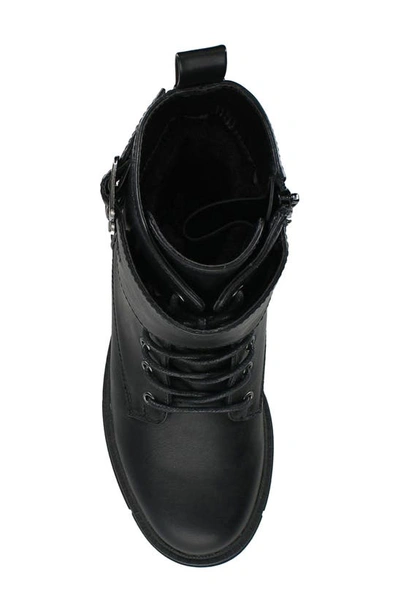 Aquatherm By Santana Canada Jaycee Leather Lug Sole Boot In Black