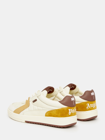 Shop Palm Angels Palm University Sneakers In Panna/beige