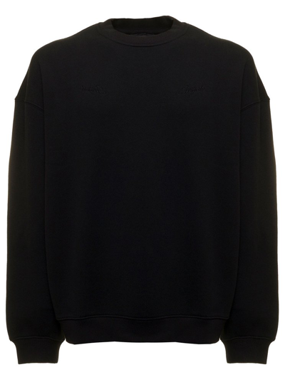 Shop Axel Arigato Primary Embroidered Sweater In Black