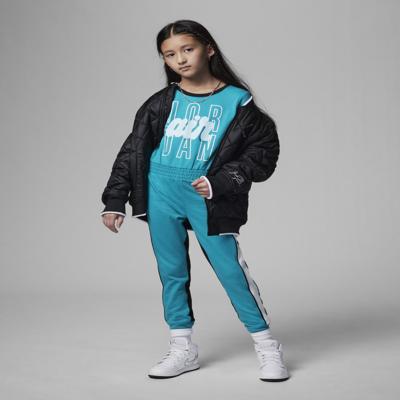 Jordan Little Kids' Air Bubble Jumpsuit In New Emerald