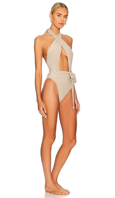 Shop Pq Alex One Piece In Oyster