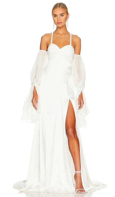 Shop For Love & Lemons Esme Bridal Gown In White