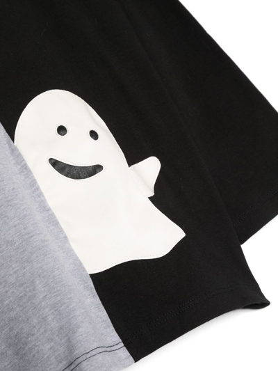 Shop Wauw Capow By Bangbang Hello Ghost Long-sleeved T-shirt In Schwarz