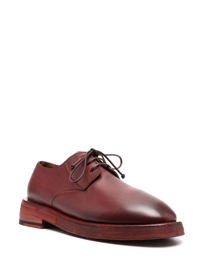 Shop Marsèll Mentone 2771 Derby Shoes In Rot