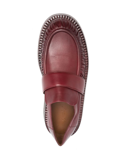 Shop Marsèll Alluce Mm4280 Loafers In Rot