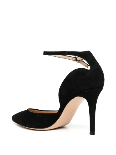 GIANVITO ROSSI HAYETTE 85MM SUEDE PUMPS 