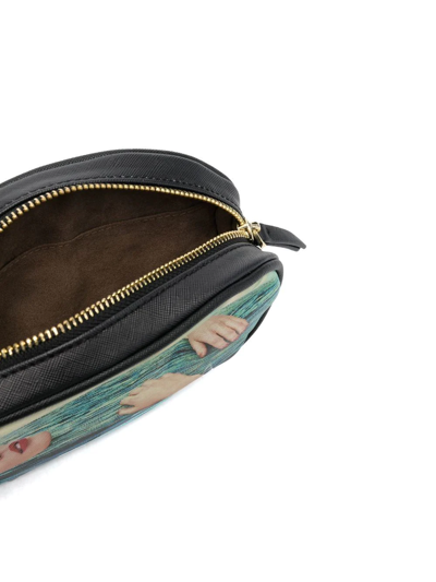 Seletti Toiletpaper Seagirl Graphic-print Belt Bag In Black