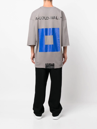 Shop A-cold-wall* No Display Oversize T-shirt In Grau