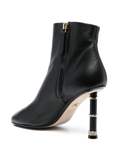 Shop Alevì Diana 100mm Ankle Boots In Schwarz