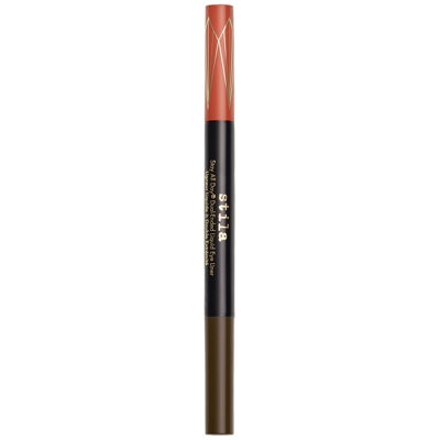 Shop Stila Stay All Day Dual-ended Liquid Eye Liner 4.5ml (various Shades) - Amber/dark Brown
