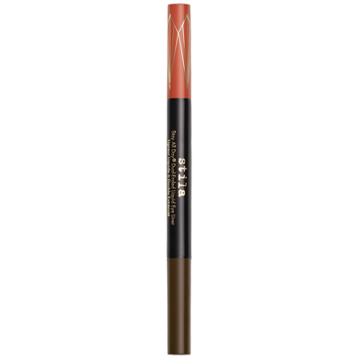 Stila Stay All Day Dual-ended Liquid Eye Liner 4.5ml (various Shades) - Amber/dark Brown In Amber/dark Brown