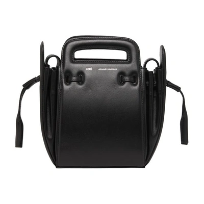Shop Ami Alexandre Mattiussi Bucket Accordeon Bag In Black