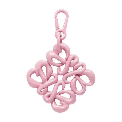Shop Loewe Anagram Charm In Cotton Candy