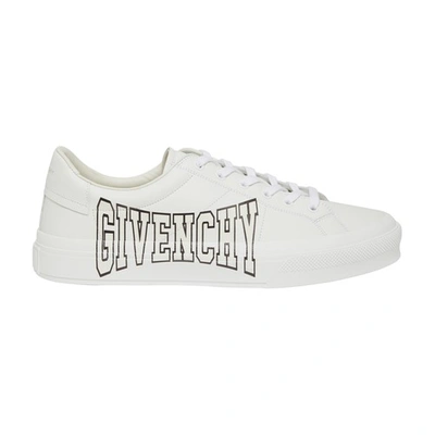 Shop Givenchy City Sport Sneakers In Blanc Beige