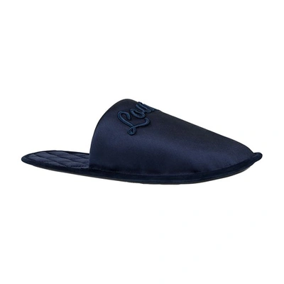 Shop Louis Vuitton Lv Suite Flat Slippers In Marine