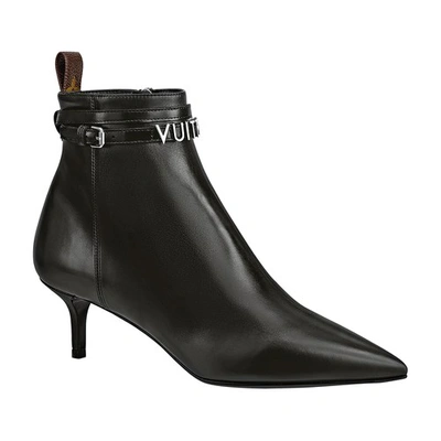 Shop Louis Vuitton Call Back Ankle Boot In Noir