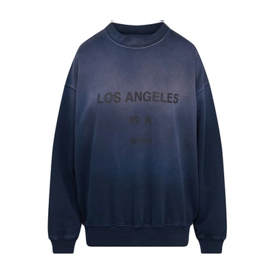 Shop Anine Bing Jaci Sweatshirt Myth Los Angeles In Navy
