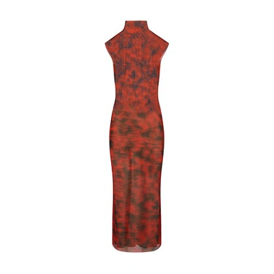 Shop Christoph Rumpf Long Dress In Red