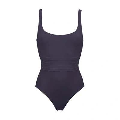 Shop Eres Asia One-piece Swimsuit In Bain De Minuit