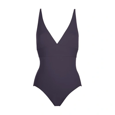 Shop Eres Larcin One-piece Swimsuit In Bain De Minuit