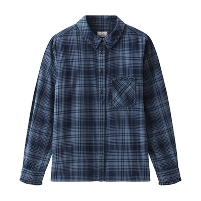 Shop Woolrich Light Check Shirt In Blue Hunting