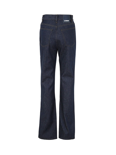 Shop Jacquemus Women's Blue Other Materials Jeans