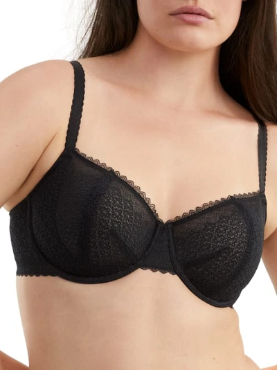 Shop Bare The Push-up Without Padding Bra In Black