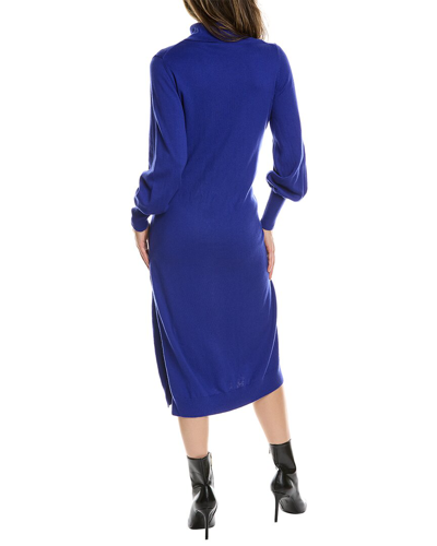 Shop Ted Baker Aavvaa Wool-blend Sweaterdress In Blue