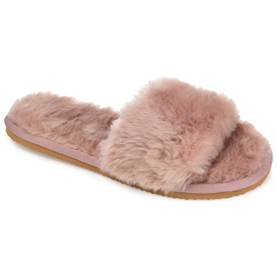 Shop Journee Collection Collection Women's Dawn Slipper In Purple