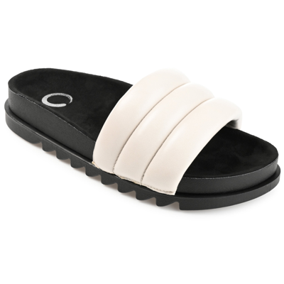 Journee Collection Collection Women's Tru Comfort Foam Lazro Sandal In White