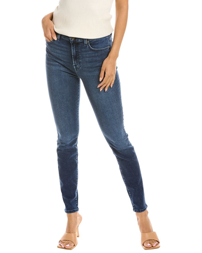 Shop 7 For All Mankind Gwenevere Horizon Dark Indigo High-rise Crop Jean In Blue