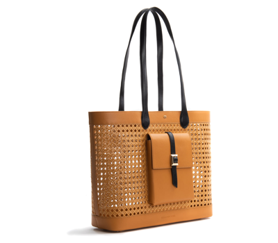 Gunas New York Women's St. Tropez Straw Woven Tote In Multi