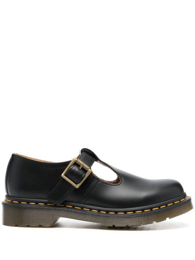 Shop Dr. Martens' Polley Mary Jane Leather Loafers In Schwarz