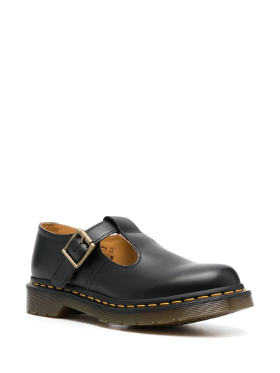 Shop Dr. Martens' Polley Mary Jane Leather Loafers In Schwarz