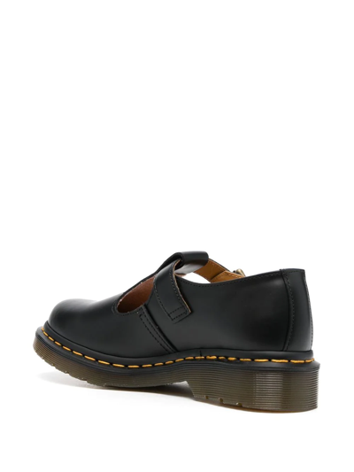 Dr. Martens' Dr. Martens Polley Mary Jane Flat Shoes In Schwarz