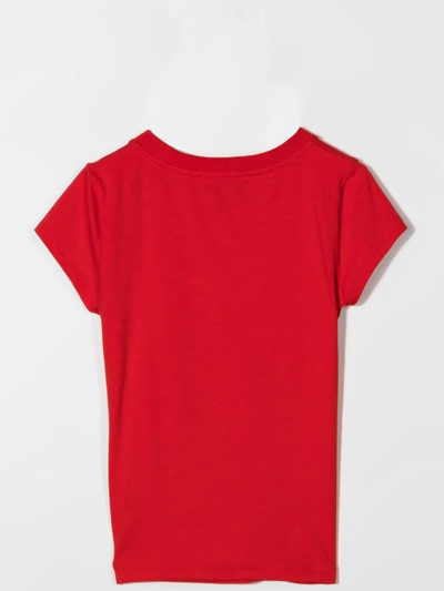 Shop Moschino T-shirt With Print In Red