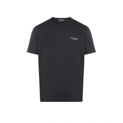 Shop Comme Des Garçons Homme Deux T-shirt Col Rond En Coton In Noir