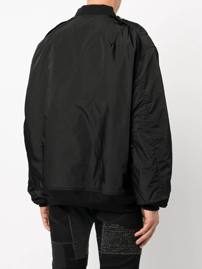 Junya Watanabe Zip-up Bomber Jacket In Black