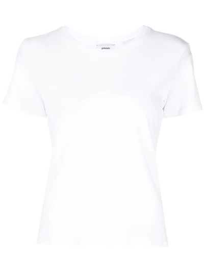 Sprwmn Baby Tee Shirt Tee Shirt In White