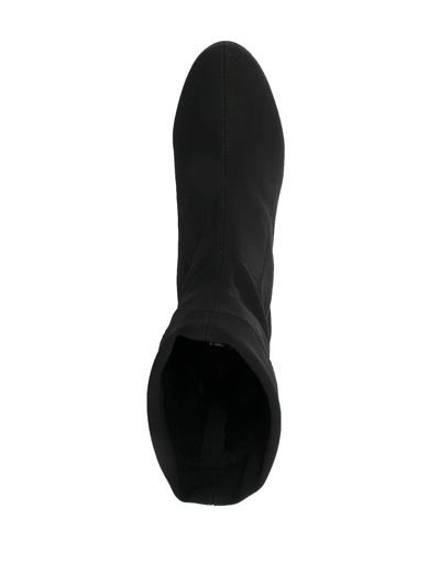 Shop Pedro Garcia 2-way Stretch Wedge Boots In Black