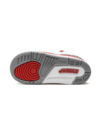 Shop Jordan Air  3 Retro "fire Red" Sneakers In White