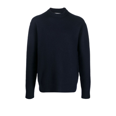 Shop Jil Sander Wool Sweater - Men's - Wool In Blau