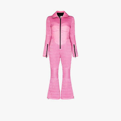 Shop Khrisjoy Pink Smocked Ski Suit