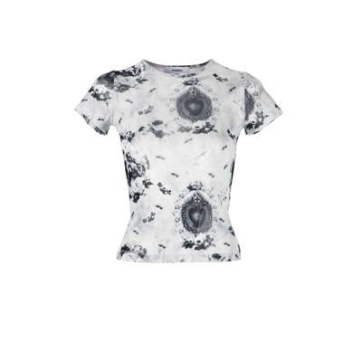 Shop Miaou Grey Paradiso T-shirt - Women's - Lycra/recycled Polyester In Neutrals