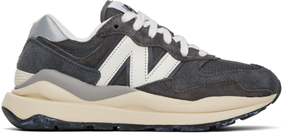 Shop New Balance Gray 57/40 Sneakers In Magnet