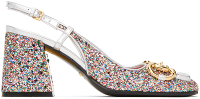 Gucci on sale glitter heels