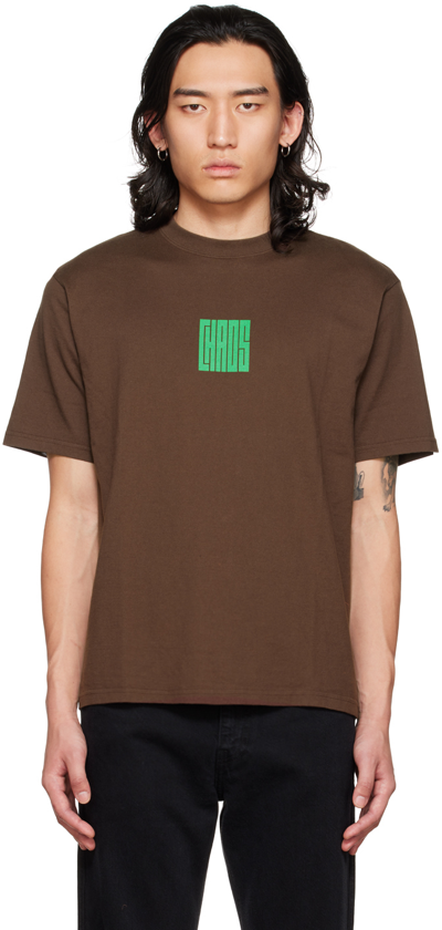 Shop Undercover Brown Graphic T-shirt