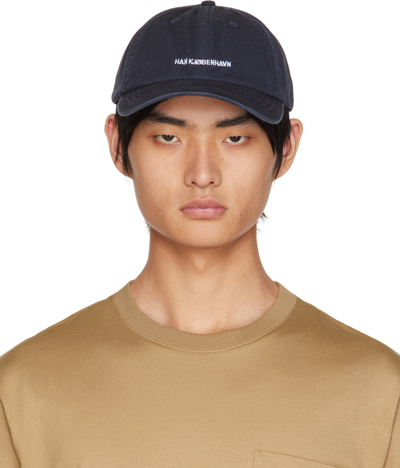 Shop Han Kjobenhavn Navy Logo Cap