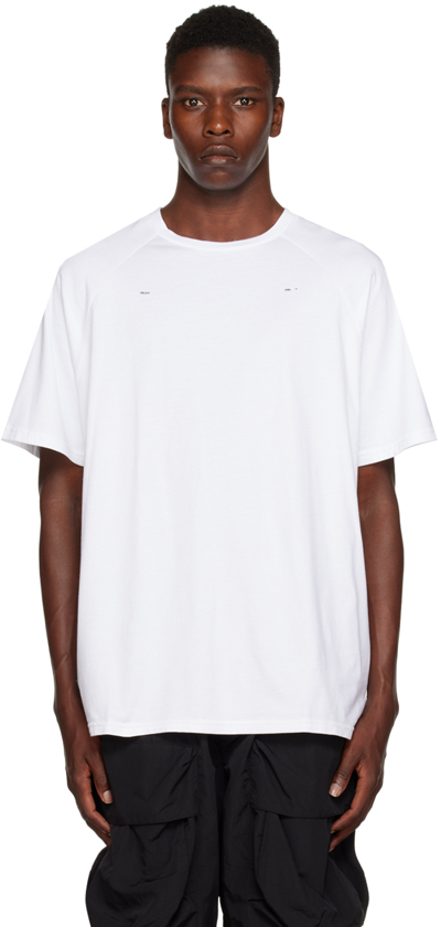 Shop Heliot Emil White Print T-shirt
